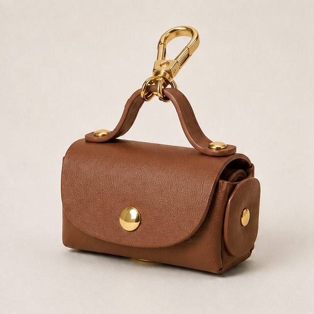 Brown Cognac & Cream White
